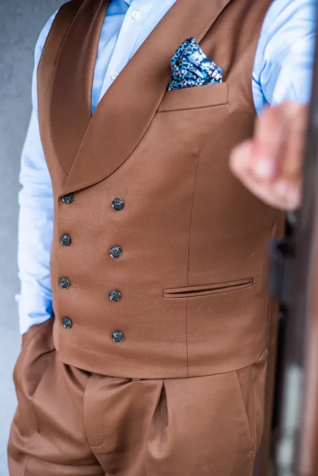 Het double breasted gilet: een eyecatcher van je trouwpak