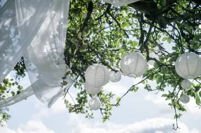 Lampionnen op een bruiloft: sfeervol, romantisch en verrassend veelzijdig