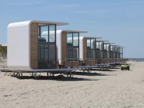 De leukste strandhuisjes direct aan zee