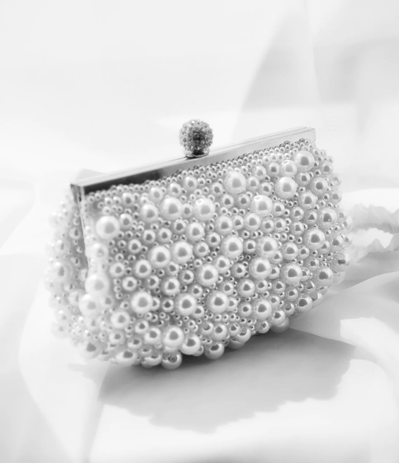 bruidstasje clutch trouwjurk