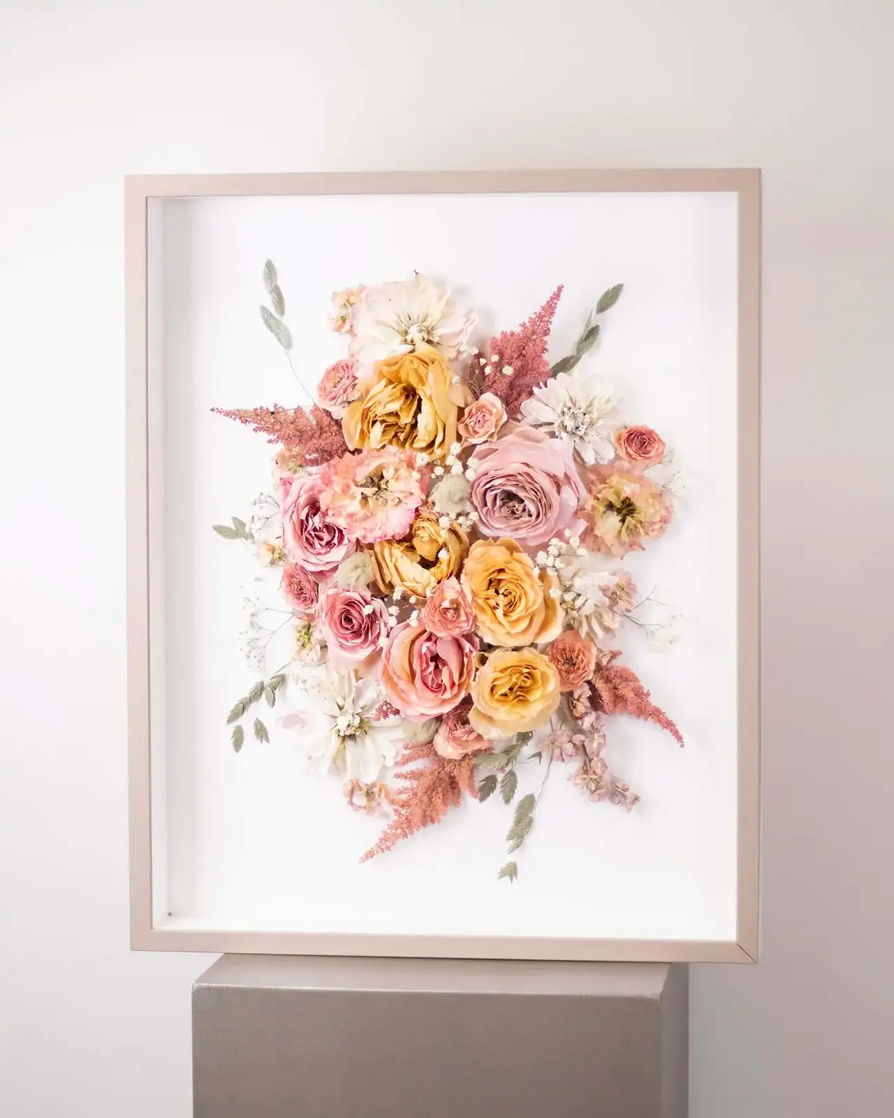 Bruidsboeket bewaren in epoxy bij Floral Stories