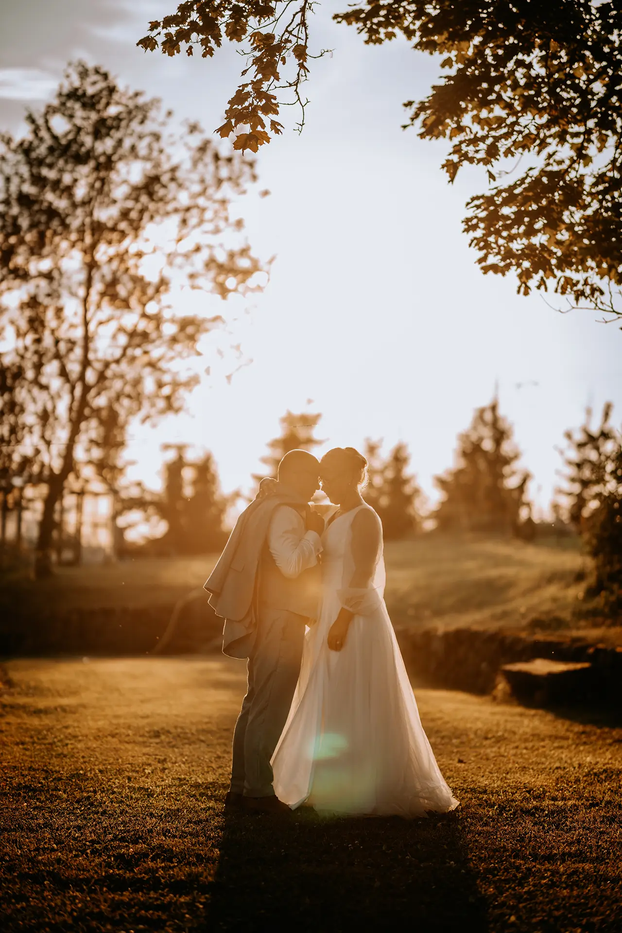 Golden hour fotografie op een landgoed