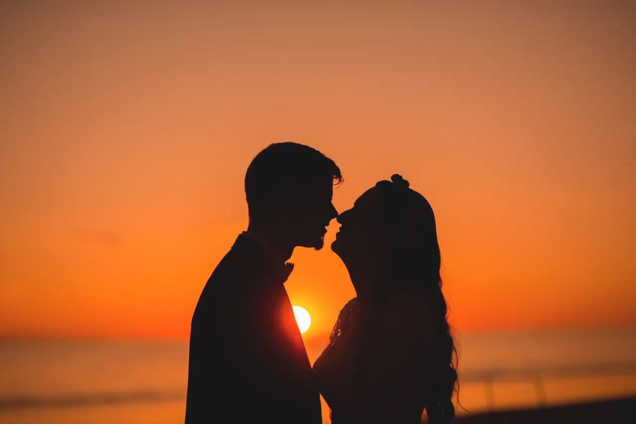 Golden hour fotografie op het strand