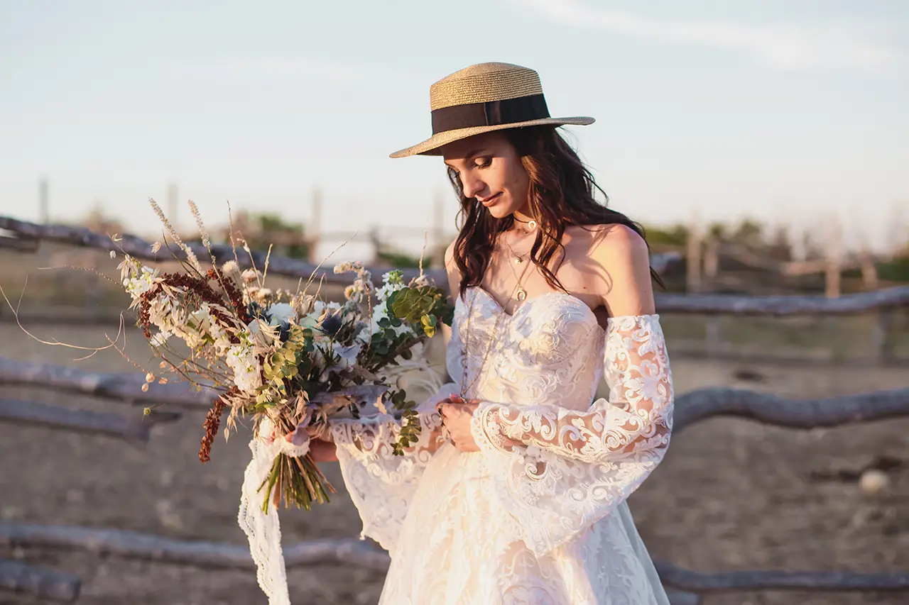 Roma of Traveller wedding thema