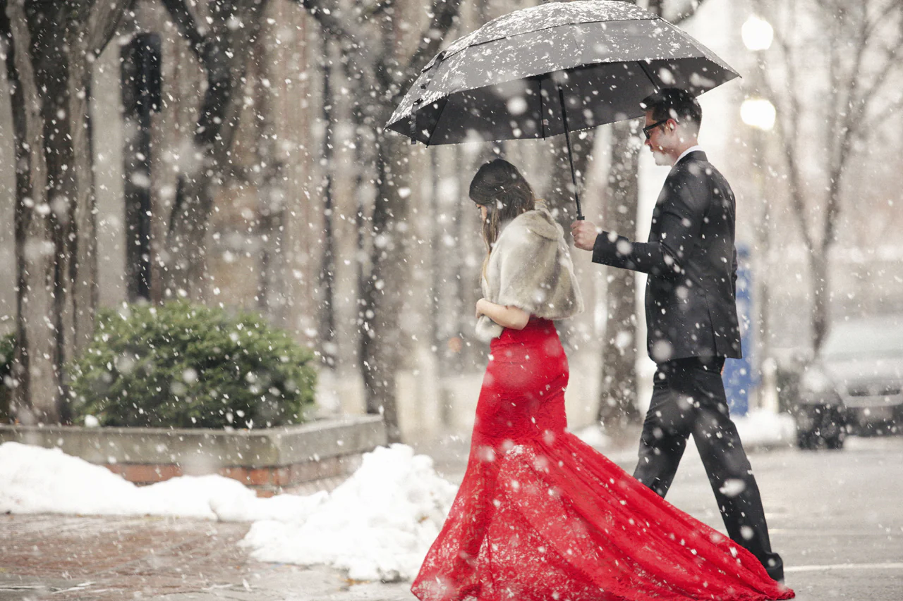 Knus en sfeervol: een winterwedding