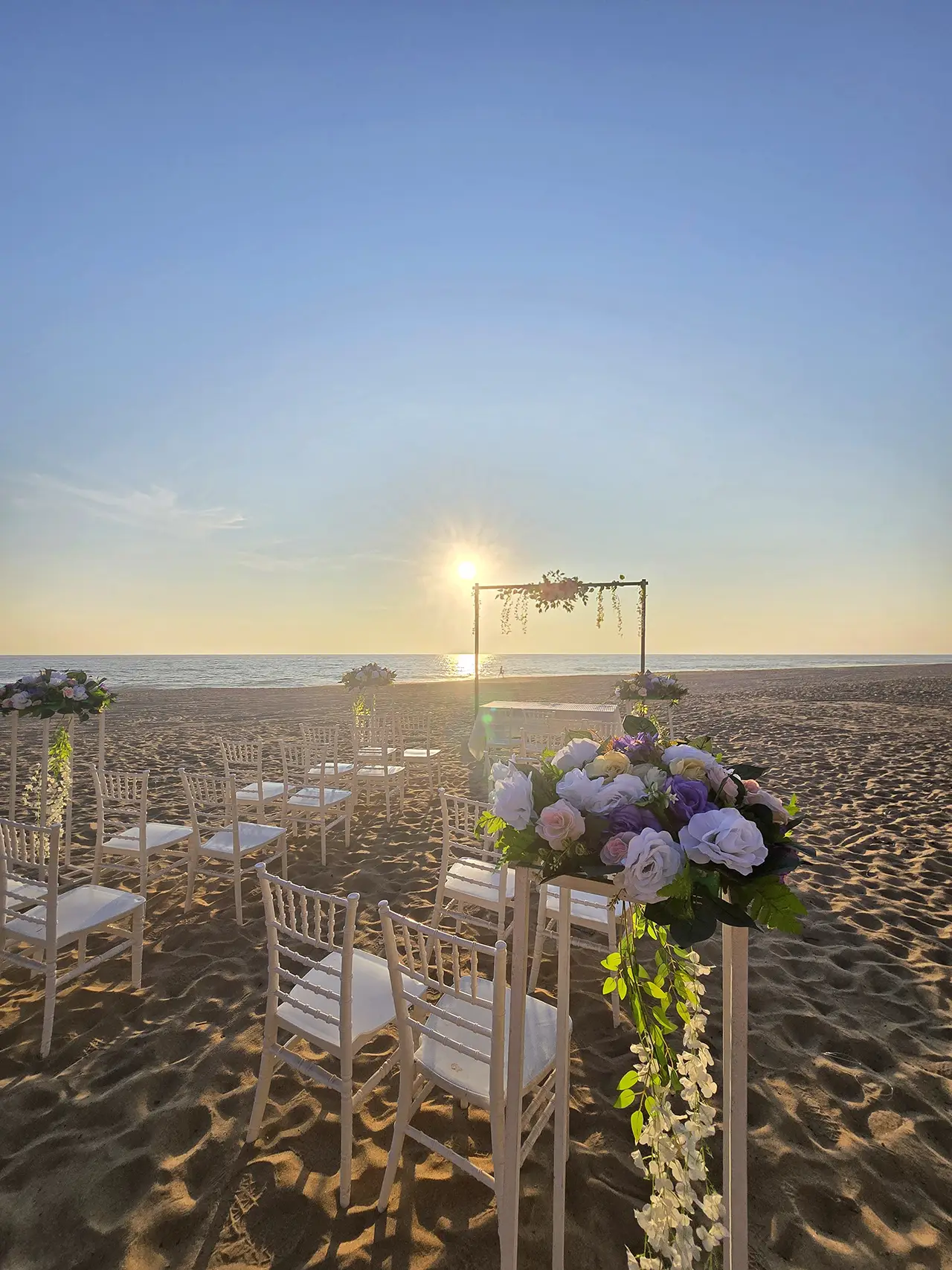 trouwen op het strand